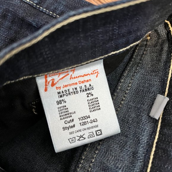 Citizens of Humanity Low Rise Boot Cut "Kelly" Dark Denim Size 29 - Picture 7 of 9